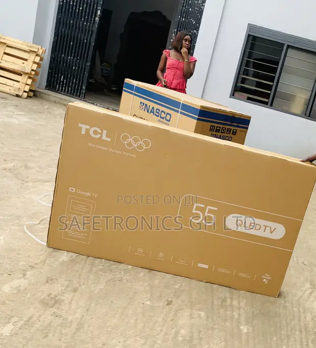 Brand New 55 Inch TCL QLED Pro Smart Android TV - 1