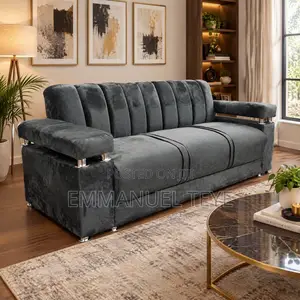 Brand New Ash Fabric 3-in-1 Sofa