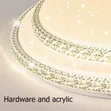 Dimmable LED Crystal Ceiling Light (40cm) - 3