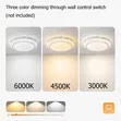 Dimmable LED Crystal Ceiling Light (40cm) - 4