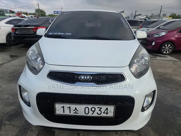 Kia Morning 2016 White - 1