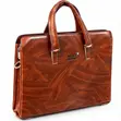 Genuine Men's Leather Laptop Bag - Mont Blanc - 3