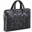 Genuine Men's Leather Laptop Bag - Mont Blanc - 5