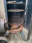 Heavy-Duty Vertical Offset Charcoal BBQ Smoker Grill - 2
