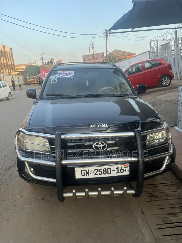 Toyota Highlander 4x4 2007 Black - 1