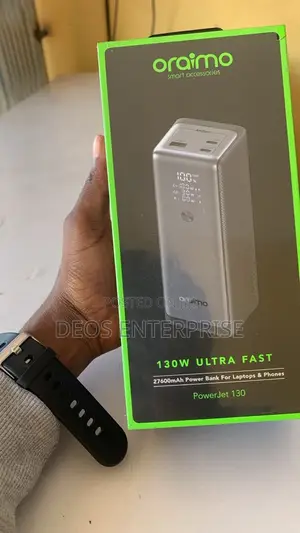 Oraimo 27600mAh Laptop Power Bank - 130W Max Output