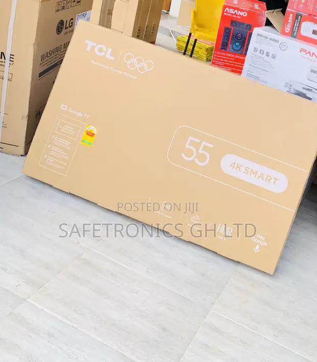 Brand New TCL 55 Inch 4K UHD Smart Android TV - 1