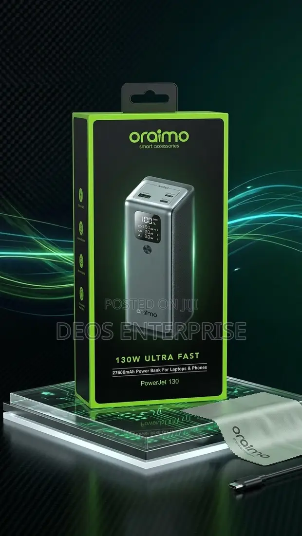 Oraimo PowerJet 27600mAh 130W Power Bank - 1