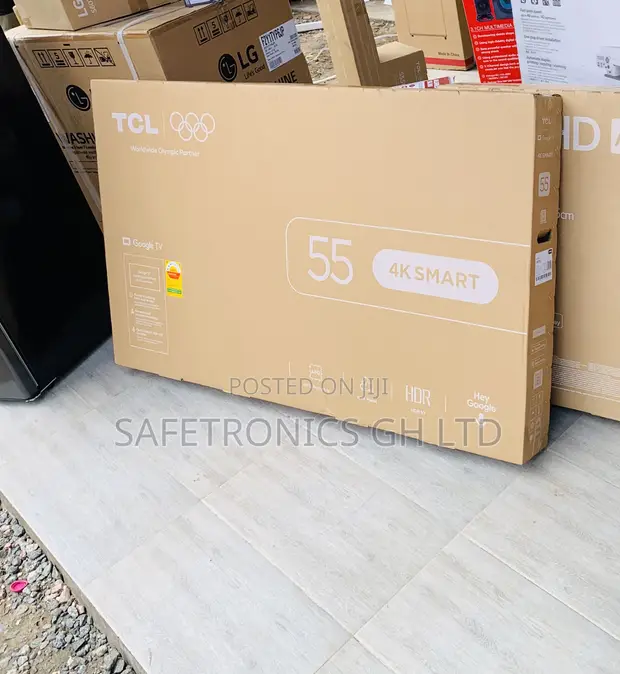 Exclusive 55 Inch TCL Frameless 4K UHD Smart Android TV - 1