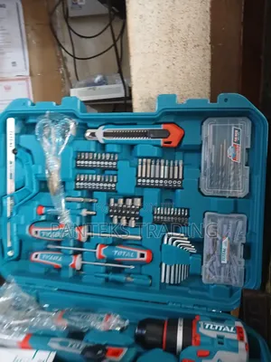 Total Cordless Drilling Machine & Tool Set (166 Pieces)