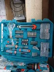 Total Cordless Drilling Machine & Tool Set (166 Pieces) - 1