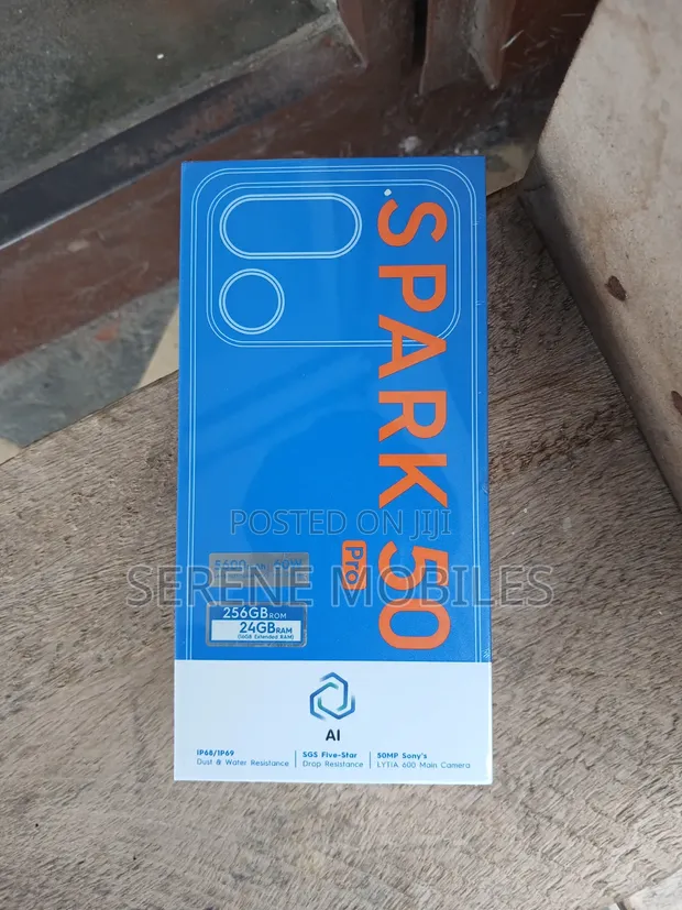 New Tecno Spark 50 Pro 256GB Black - 1