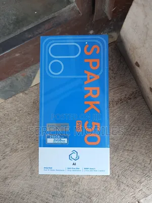 New Tecno Spark 50 Pro 256GB Black