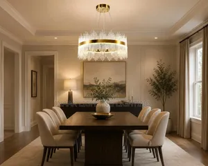 Crystal Pendant Chandelier - Brand New
