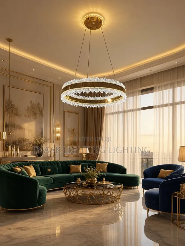 Round Pendant Chandelier - Brand New - 1