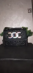 Quality and Affordable Blue Faux Leather Handbag - 2