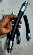 3/4" Short Hose with Swivel Connectors for Fuel Dispenser - 1