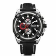 Megir 2054 Men's Quartz Watch - Silver Dial - 1