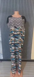 Ladies Bubu Dress - Crepe Material - 2