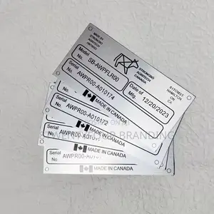 Metallic Tags/Labels for Machines