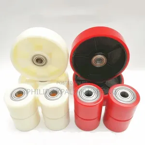 Pallet Jack Wheel - White Nylon