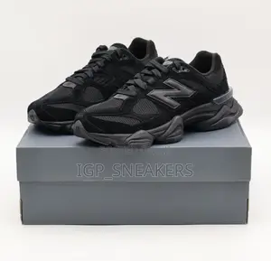 New Balance 9060 Triple Black Sneakers