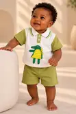 Little Croc Olive Set - 9-12 Months - 1