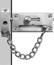 Heavy-Duty Stainless Steel Door Chain Lock - 2