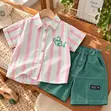 Cool Kid Stripe Set - Boys 5-6 Years - 1