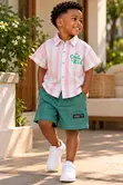 Cool Kid Stripe Set - Boys 5-6 Years - 2