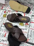 Dolce & Gabbana Coffee Men's Slippers - 2