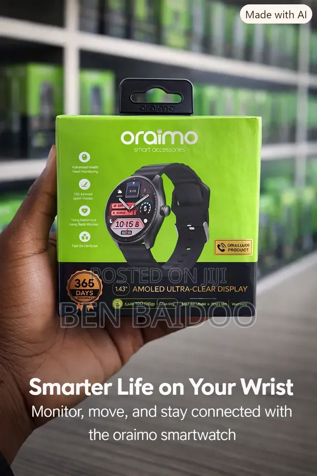 Oraimo Watch Nova 2R (AMOLED Display) - 1