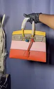 Hermes Birkin (Sunrise Rainbow) Handbag - 1