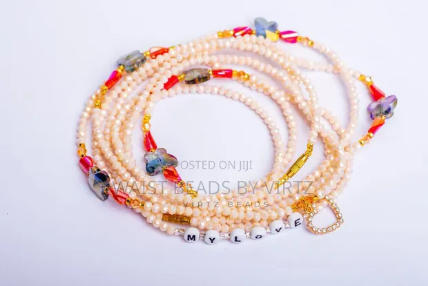 Customized Crystals Waist Beads - 1