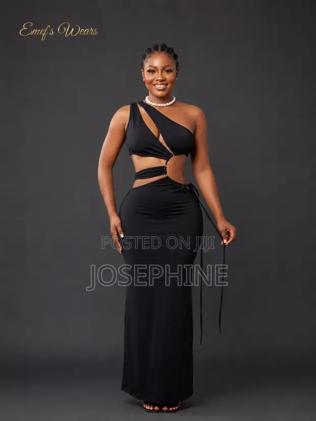 Classic Long Wrap Dress for Ladies - 1