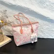 Trendy Large Tote Bags - Pink & Black Butterfly/Graffiti - 1