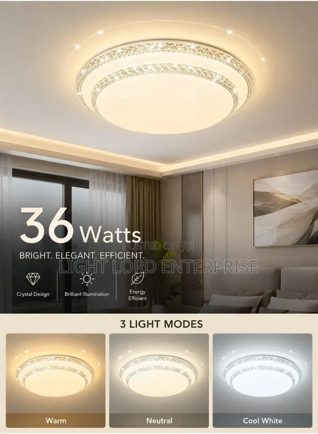 XTTTx 2-Layer 3-Color Ceiling Light - 1