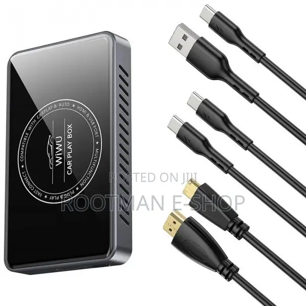 WIWU Wi-CP004 Play Box Wireless CarPlay/Android Auto Adapter - 1