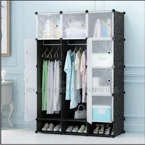 12 Cubes Plastic Wardrobe