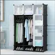12 Cubes Plastic Wardrobe - 1