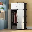 8 Cubes Plastic Wardrobe - 1