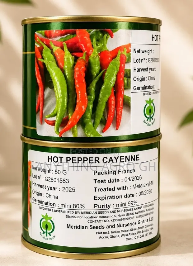 Hot Pepper Cayenne Seeds (50g) - 1