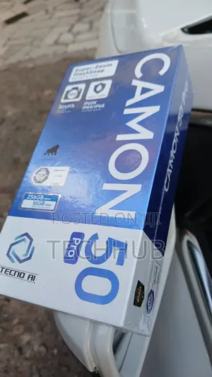 New Tecno Camon 50 Pro 256GB Black