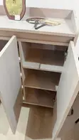Modern 3-Door Imported Shoe Cabinet - 1