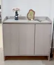 Modern 3-Door Imported Shoe Cabinet - 4