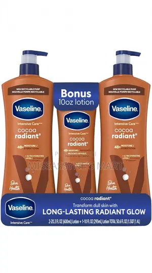 Vaseline Cocoa Radiant Body Lotion 3-Pack