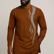 Multi-Colored Caramel Kaftan - 3