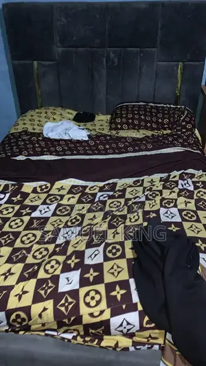 Orthopedic Mattress with Luxurious Bedframe and Office Table