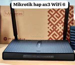 MikroTik HAP AX 3 Router - 1GB RAM, 400 Users