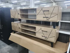 Modern Light Oak TV Stand